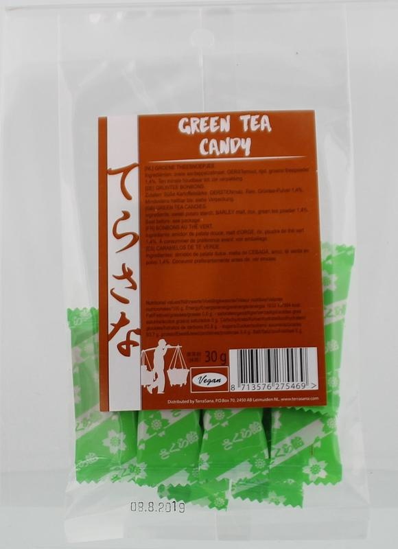 Terrasana Terrasana Groene thee snoepjes (30 gr)