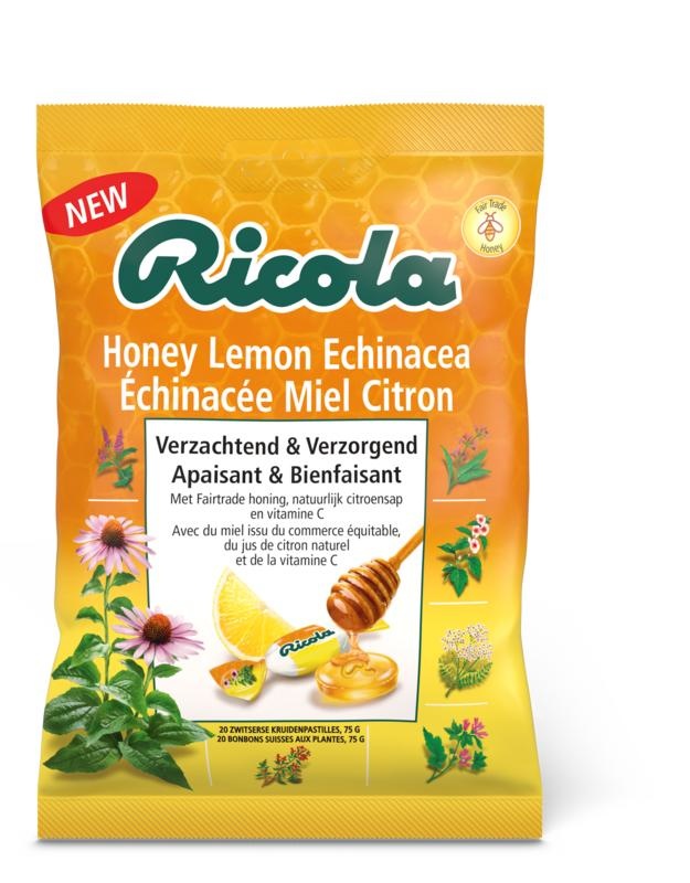Ricola Ricola Honey lemon echinacea (75 gr)