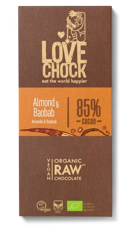 Lovechock Lovechock Almond baobab bio (70 gr)