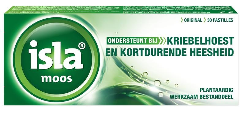 Isla Isla Moos keelpastille (30 tab)