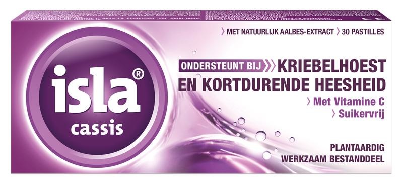 Isla Isla Cassis keelpastille (30 tab)