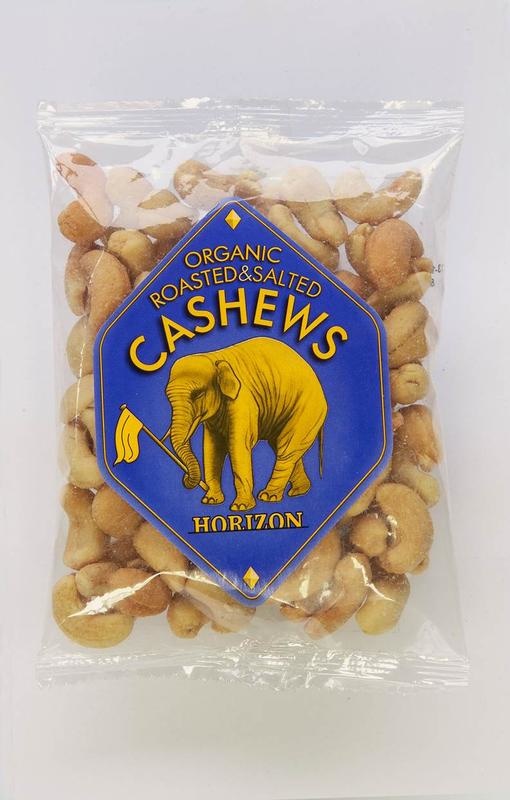 Horizon Horizon Cashewnoten geroosterd en gezout bio (100 gr)