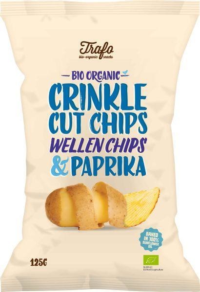 Trafo Trafo Ribbelchips paprika bio (125 gr)