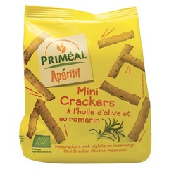 Primeal Aperitive mini crackers olijf rozemarijn bio (100 gr)