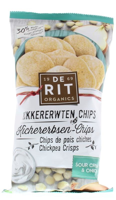 De Rit De Rit Kikkererwtenchips sour cream union bio (75 gr)