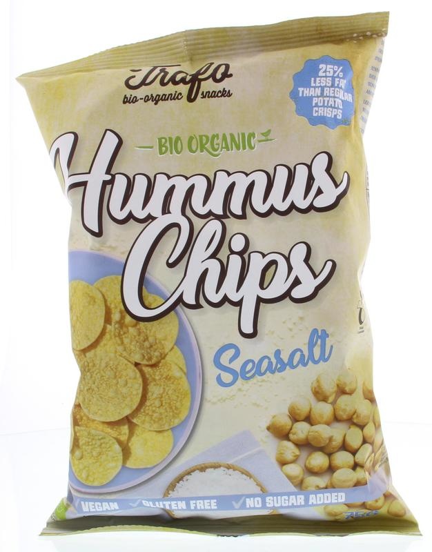 Trafo Trafo Hummus chips seasalt bio (75 gr)