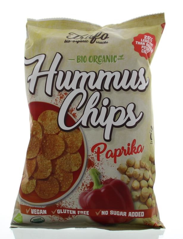 Trafo Trafo Hummus chips paprika bio (75 gr)