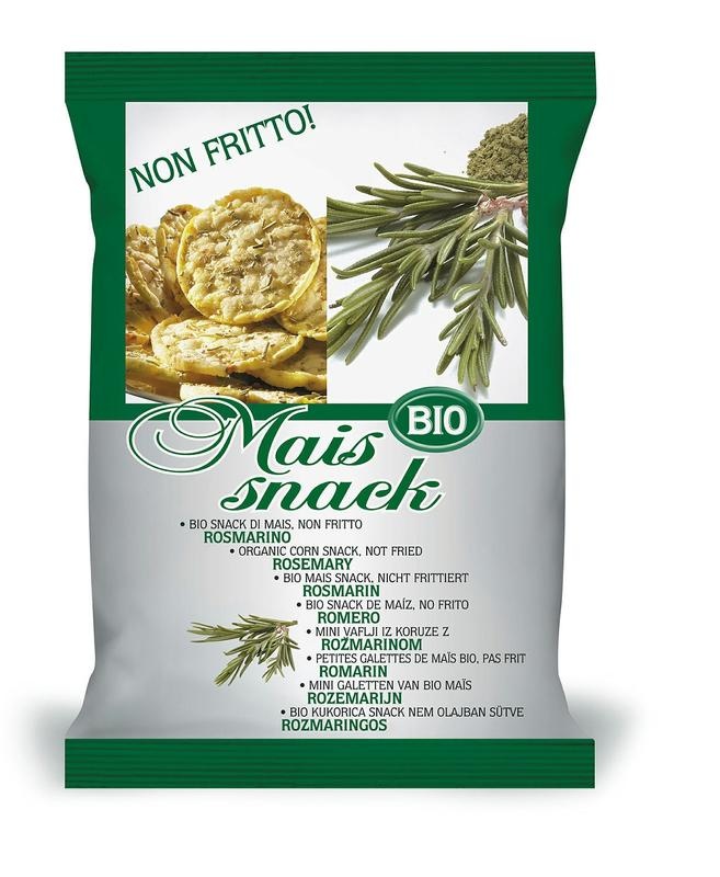 Bio Alimenti Bio Alimenti Mais snack rozemarijn bio (50 gr)