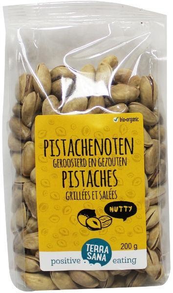 Terrasana Terrasana Pistachenoten geroosterd met zout bio (200 gr)