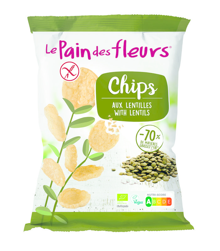Pain Des Fleurs Chips met linzen (50 gram)