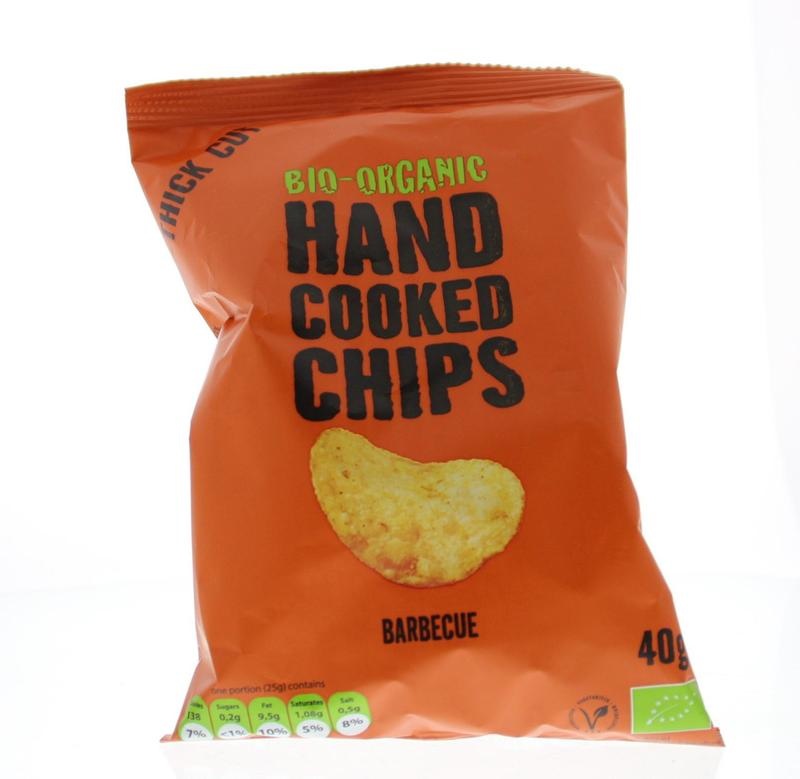 Chips handcooked barbecue bio
