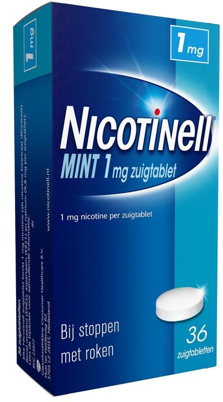 Nicotinell Nicotinell Mint 1 mg (36 Zuigtab)