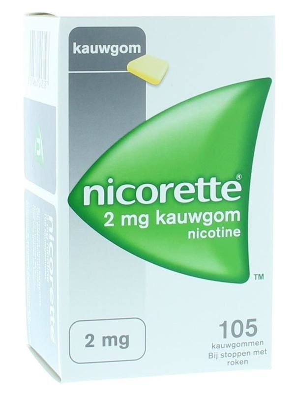 Nicorette Nicorette Kauwgom 2mg classic (105 st)