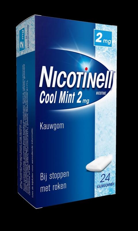Nicotinell Kauwgom 2 mg (24 Stuks)