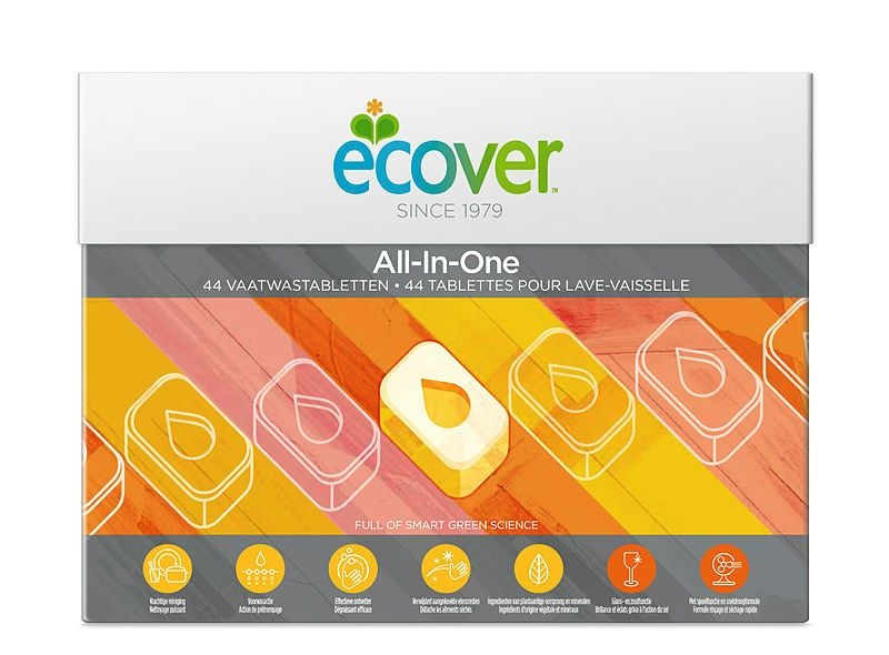 Ecover Ecover Vaatwastab all-in-1 (44 tab)