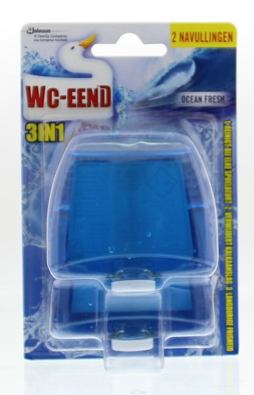 WC Eend WC Eend Blok 3-in-1 ocean fresh navul 55ml (2 st)