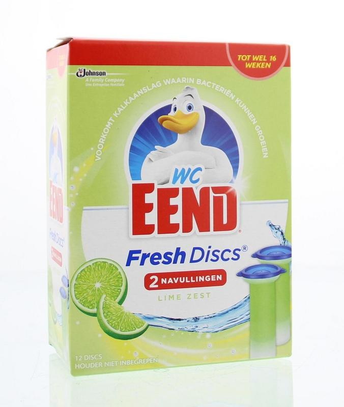 WC Eend WC Eend Fresh disk lime navul 36ml (2 st)