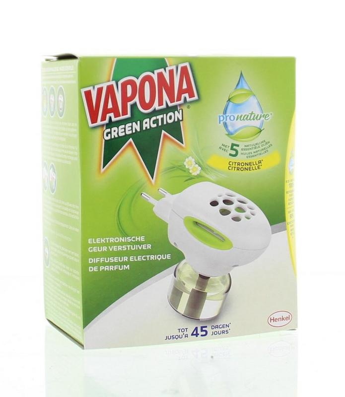 Vapona Vapona Pronature green action elektronische verstuiver (1 st)