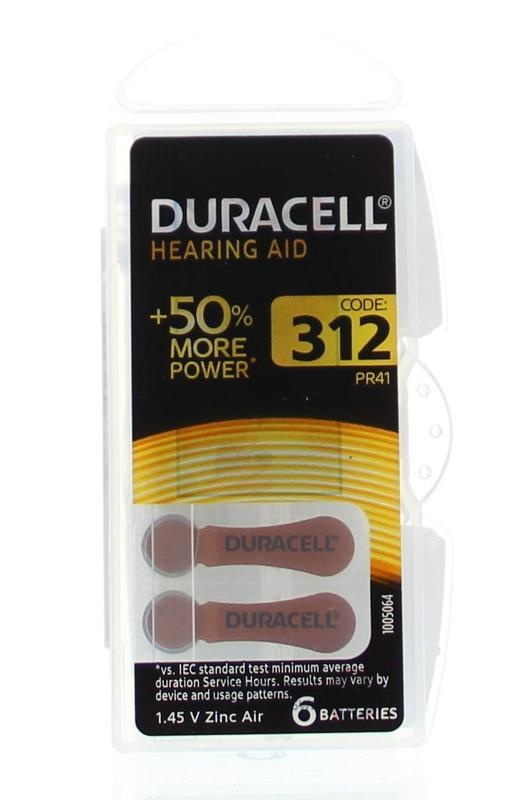 Duracell Duracell Hearing aid nummer 312 (6 st)