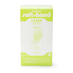 Softhand Onderzoekshandschoen softhand latex gepoederd M (100 st)