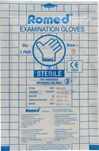 Romed Romed Latex handschoen steriel M (2 st)