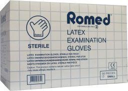 Romed Romed Latex handschoen steriel S (50 st)