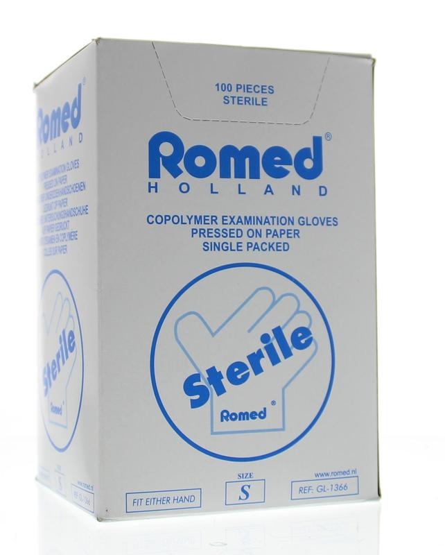 Romed Romed Onderzoekhandschoen steriel copolymeer S (100 st)