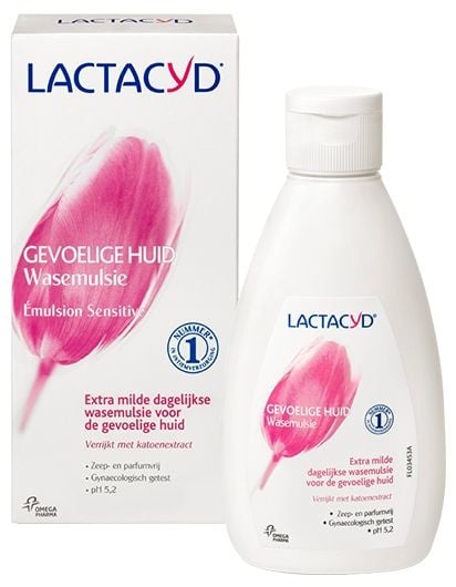 Lactacyd Lactacyd Wasemulsie gevoelige huid (200 ml)