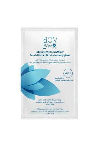 Ladycup Ladywipes hygienische doekjes (10 stuks)