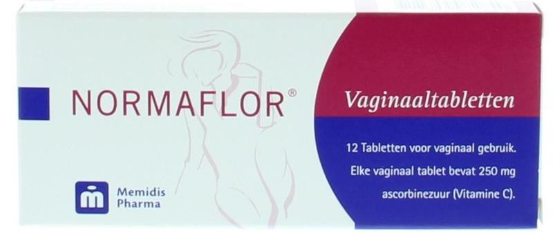 Normaflor Normaflor Vaginale tab (12 st)