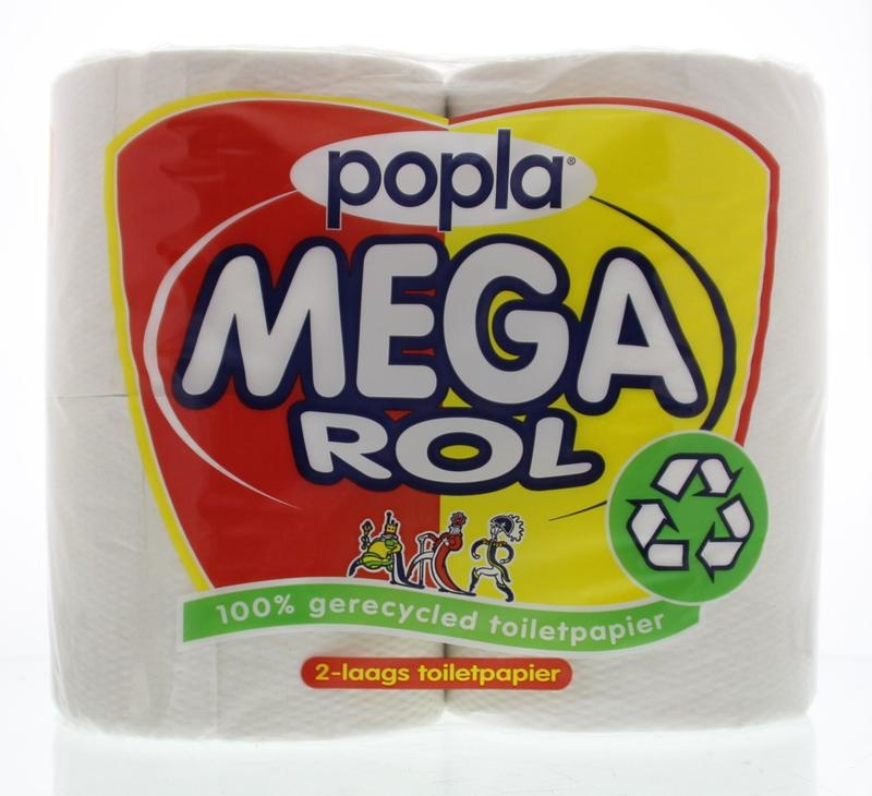 Popla Popla Toiletpapier megarol 400 vel (4 Rol)