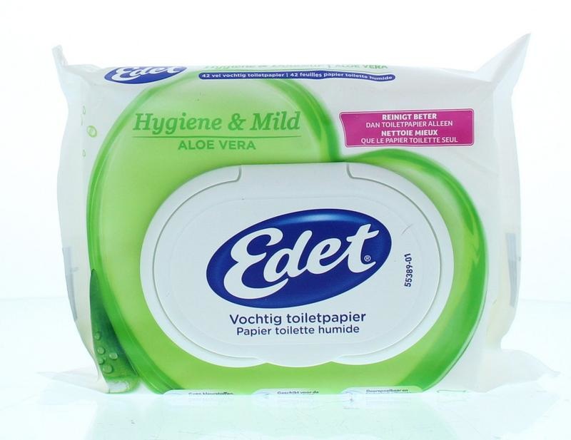 Edet Edet Vochtig toiletpapier aloe (42 st)