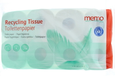 Memo Toiletpapier 2-laags (8 stuks)