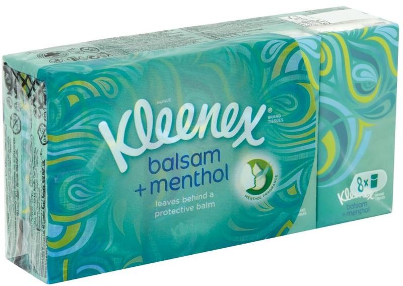 Kleenex Kleenex Balsam menthol zakdoekjes (8 st)