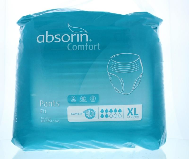 Absorin Absorin Comfort pants fit maat XL tot 170cm (14 st)