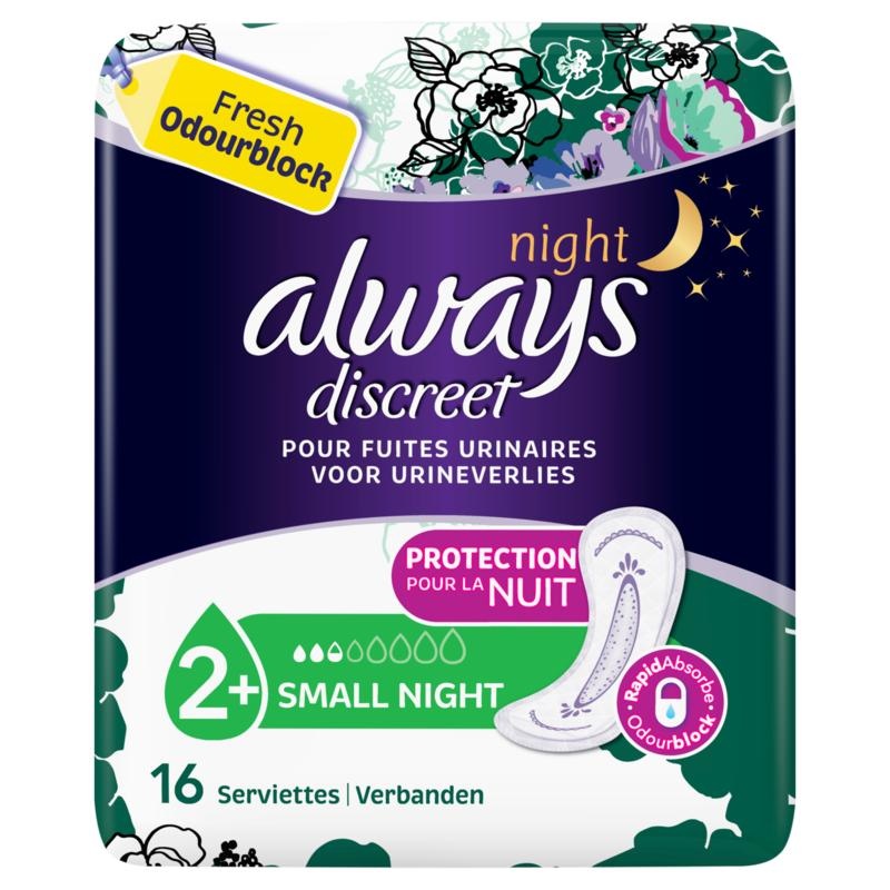 Always Always Discreet maandverband small night (16 st)