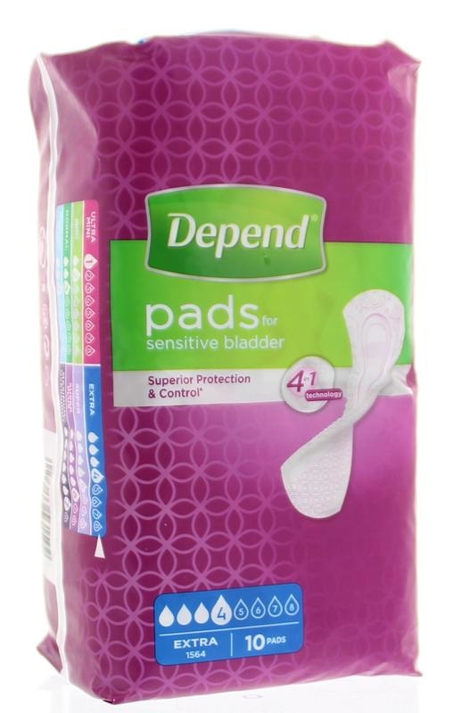 Depend Depend Extra 4-in-1 (10 st)