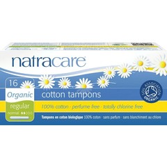 Natracare Tampons normaal met inbrenghuls (16 st)