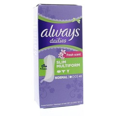 Always Multiform fresh scent liner (40 st)