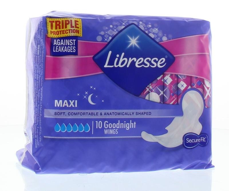 Libresse Libresse maxi goodnight (10 st)