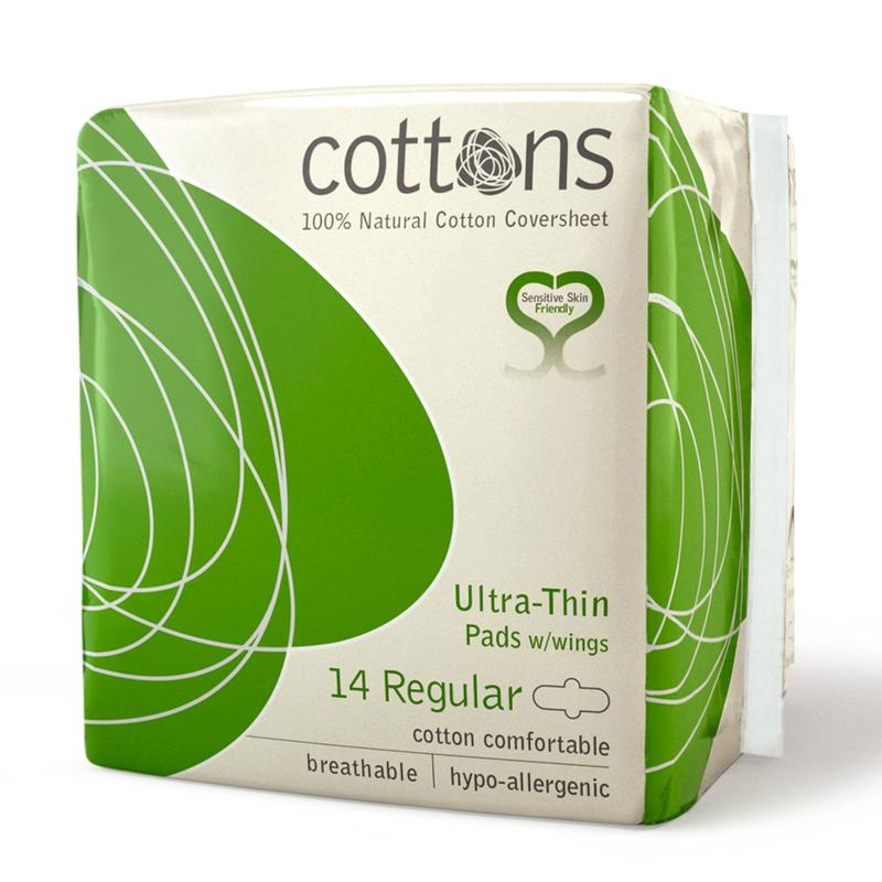 Cottons Cottons Maandverband ultradun regular (14 st)