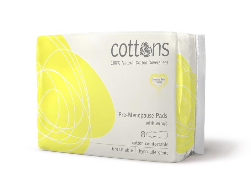 Cottons Maandverband pre-menopauze (8 stuks)