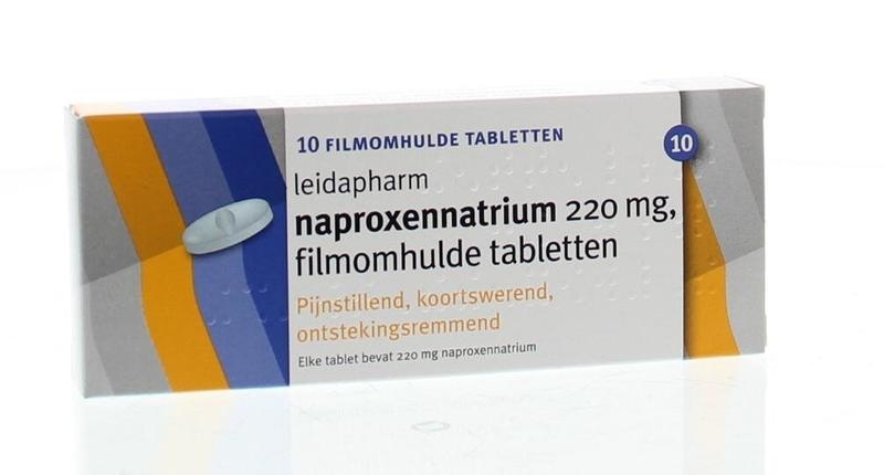 Leidapharm Naproxen natrium 220 mg (10 tabletten)