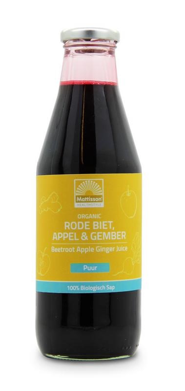 Mattisson Mattisson Rode biet appel & gembersap bio (750 ml)