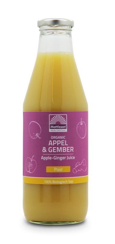 Mattisson Mattisson Appel & gembersap bio (750 ml)