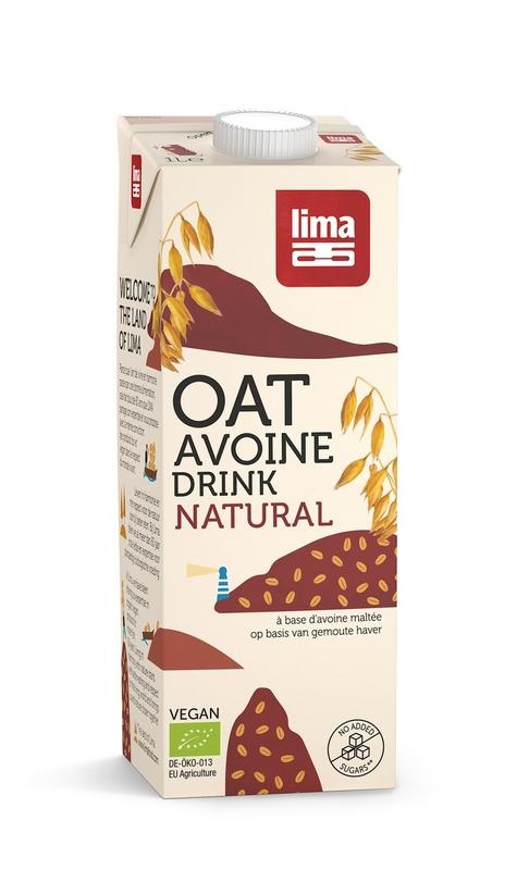 Lima Lima Oat drink natural bio (1 ltr)