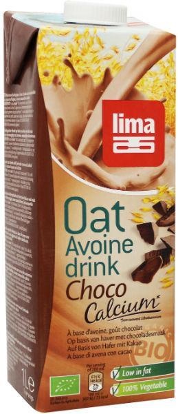 Lima Lima Oat drink choco & calcium bio (1 ltr)