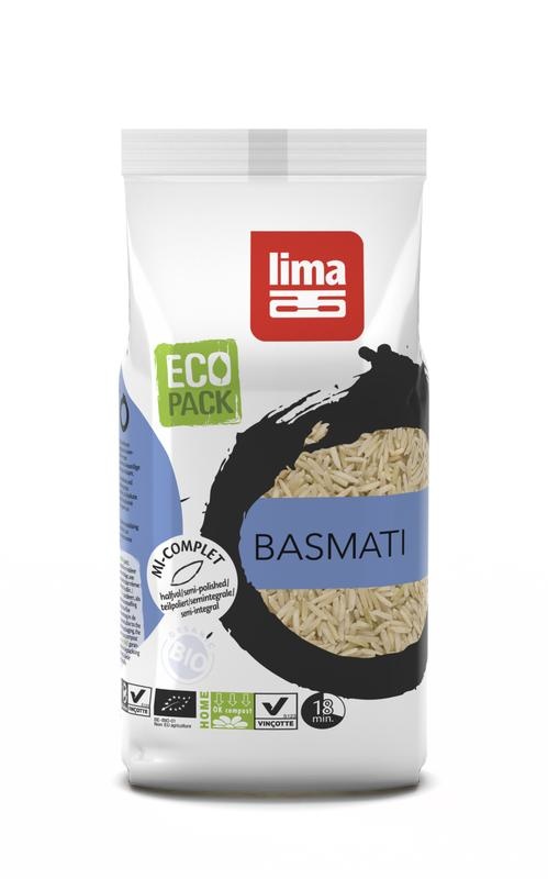Lima Lima Rijst basmati halfvolkoren bio (500 gr)