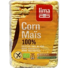 Lima Maiswafels dun rechthoek bio (140 gr)