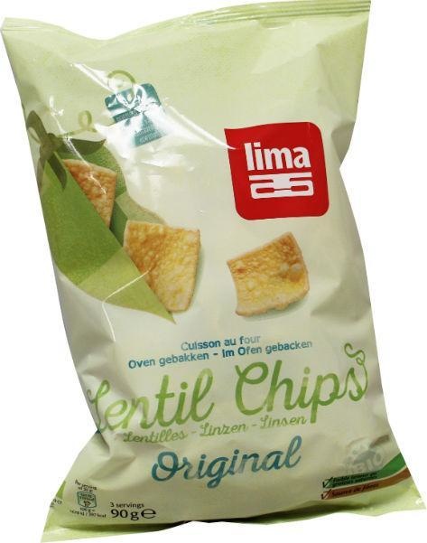 Lima Lima Lentil linzen chips original bio (90 gr)